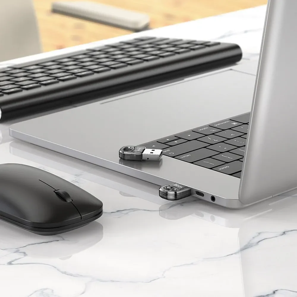 HOCO UA28 USB Bluetooth Adapter, Black - Image 8