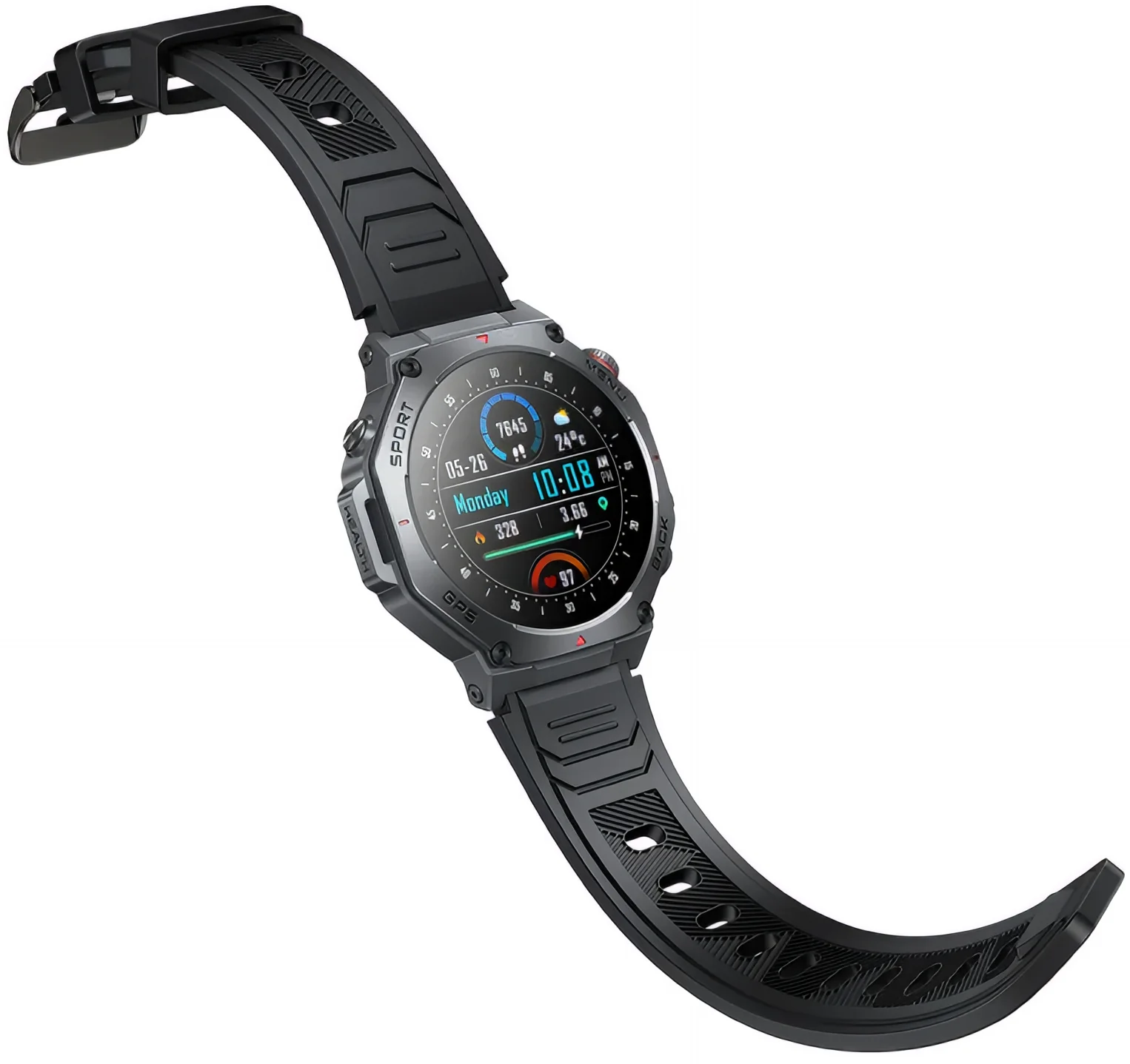 HOCO Y37 Call Smartwatch, Black - Image 5