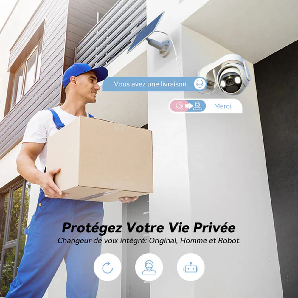 Imou Cell PT Surveillance Camera, Wi-Fi, 2K, IP66, Outdoor, White IPC-K9EP-3T0WE - Image 6