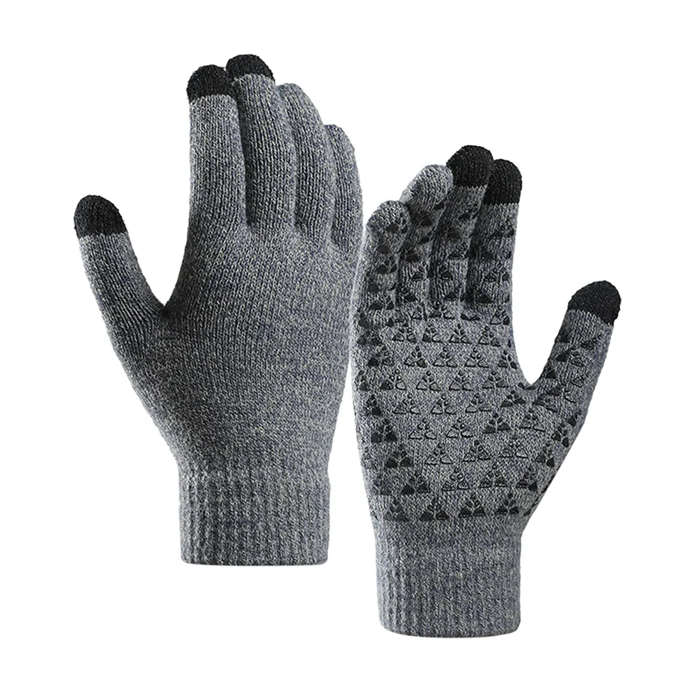 Iwarm ST0018 Winter Touchscreen Gloves, Size 23cm, Gray