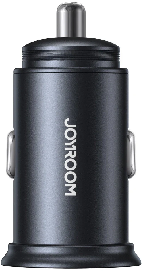 Joyroom JR-CCN04 Car Charger, 60W, 3A, 1 x USB-A - 1 x USB-C, Black - Image 3