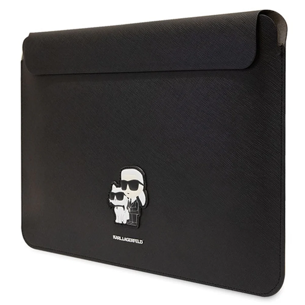 Karl Lagerfeld Saffiano Case for 14-inch Laptop, Black - Image 2