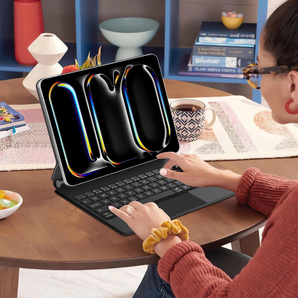 Keyboard Case for Apple iPad Pro 11 (2025) / (2024), Tech-Protect, SmartCase Magnetic, Black - Image 10