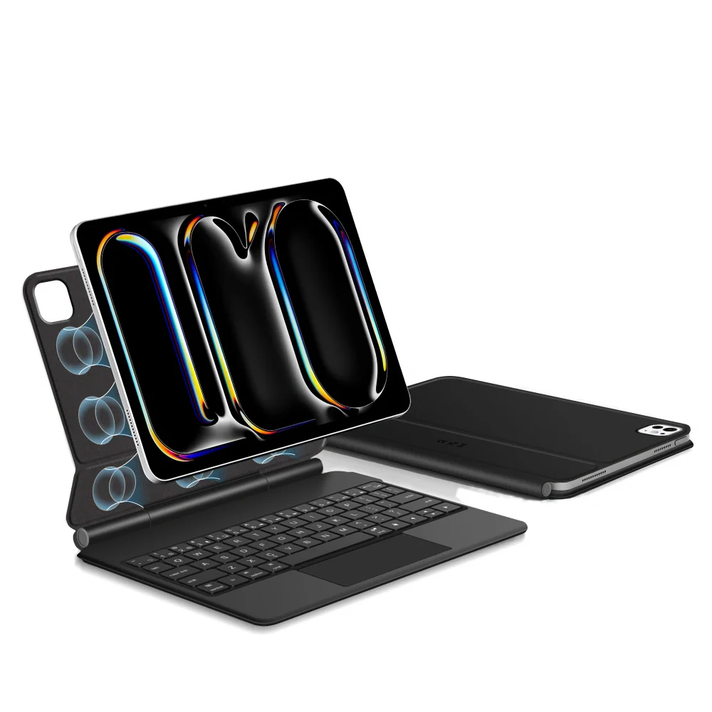Keyboard Case for Apple iPad Pro 13 (2025) / (2024), Tech-Protect, SmartCase Magnetic, Black - Image 5