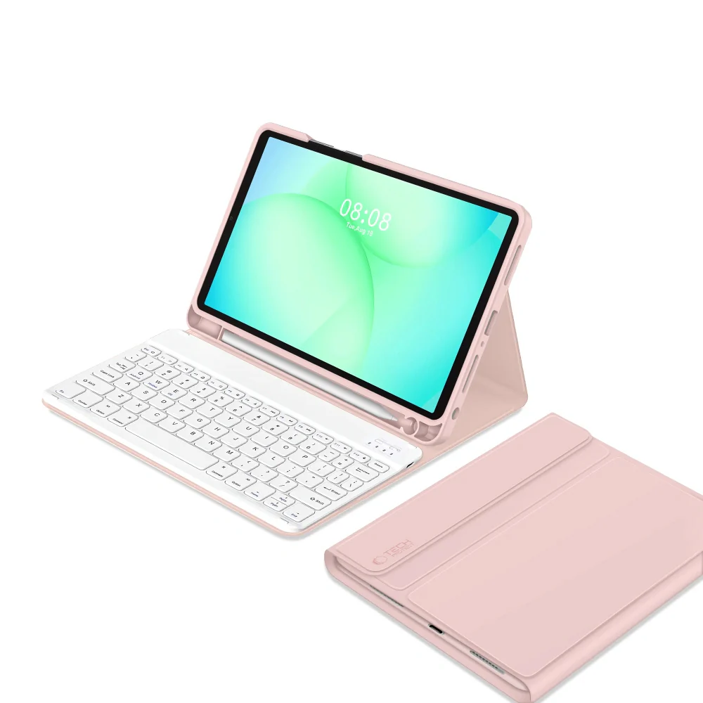 Keyboard Case for Samsung Galaxy Tab A11+ / Tab A9+, Tech-Protect, SC PEN, Pink - Image 2