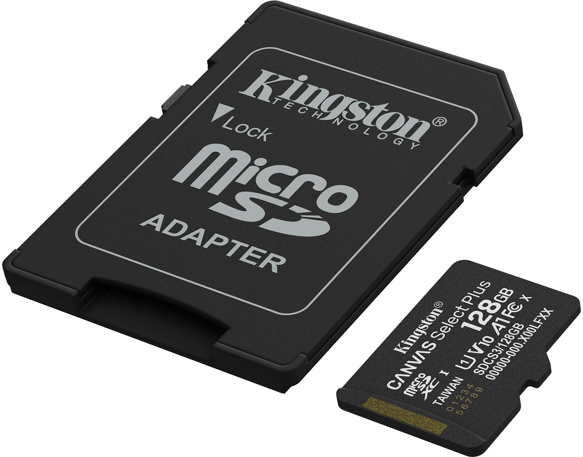 Kingston Canvas Select Plus Android A1 microSDXC Memory Card, 128Gb, Class 10 / UHS-1 U1, With Adapter SDCS3/128GB - Image 2