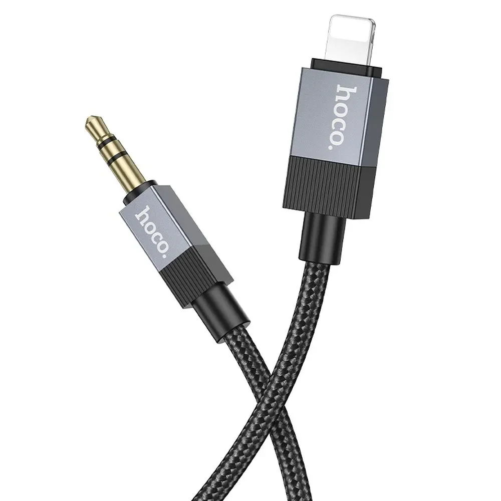 Lightning Audio Cable - 3.5mm HOCO UPA32A, 1m, Black - Image 2