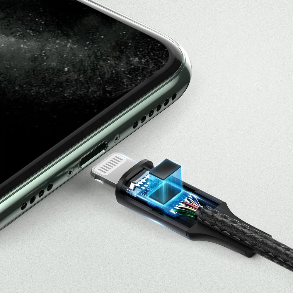 Lightning Audio Cable - 3.5mm UGREEN US315 (70509), 1m, Black - Image 5