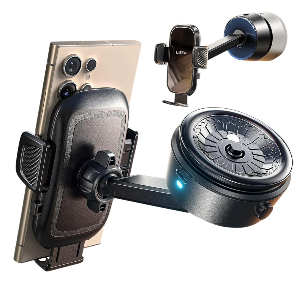 Lisen A680 Car Holder, Universal, Black YL0225010007 - Image 2