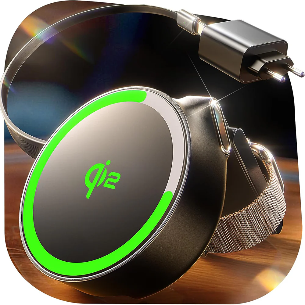 Lisen W602 2in1 Wireless Network Charger, 15W, 1.67A, Black YL0324090008 - Image 2