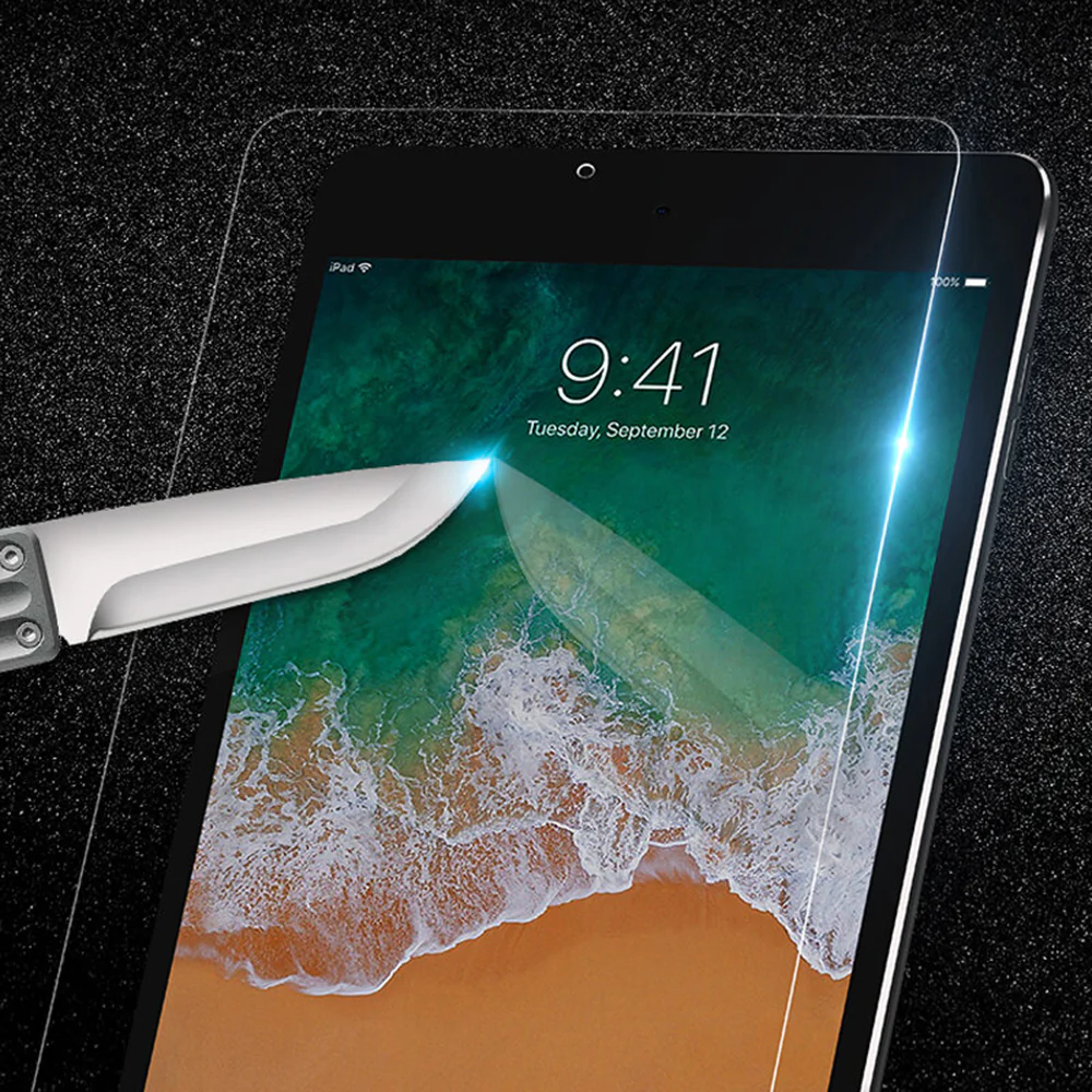 Lito Classic Screen Protector Film for Apple iPad 10.2 (2021) / 10.2 (2020) / 10.2 (2019), Tempered Glass, Full Glue, 2.5D - Image 3
