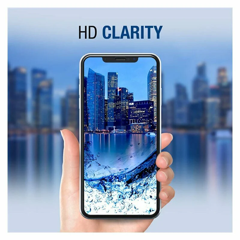 Lito HD Pro Clear Screen Protector for Samsung Galaxy A05s A057, Tempered Glass, Full Glue, Black - Image 3