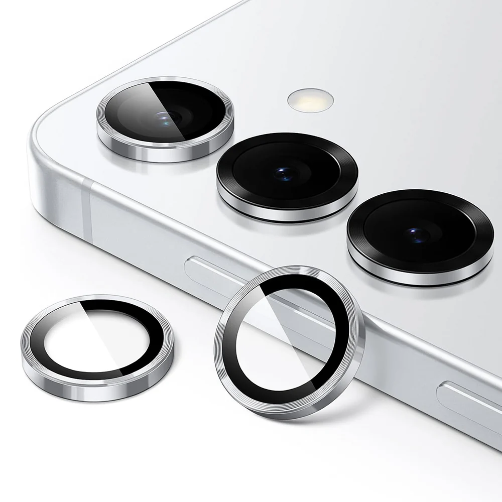 Lito S+ Rear Camera Protection Film for Samsung Galaxy S26 Plus S947 / S26, Tempered Glass, Silver