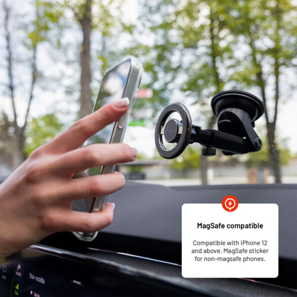 Magnetic Car Holder Fixed MagMount XL, Universal, Black - Image 6
