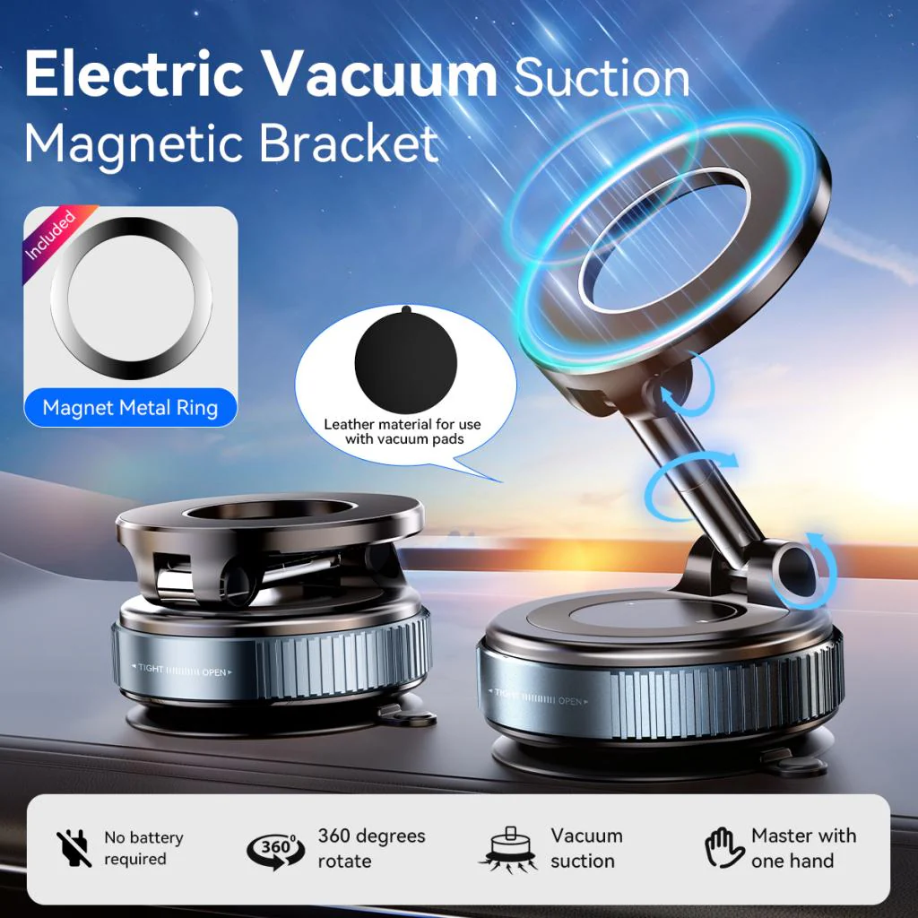 Magnetic Car Holder XO Design C169, Universal, Black - Image 4