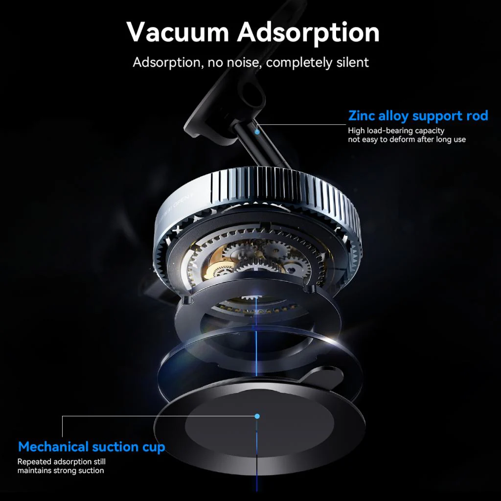 Magnetic Car Holder XO Design C169, Universal, Black - Image 9