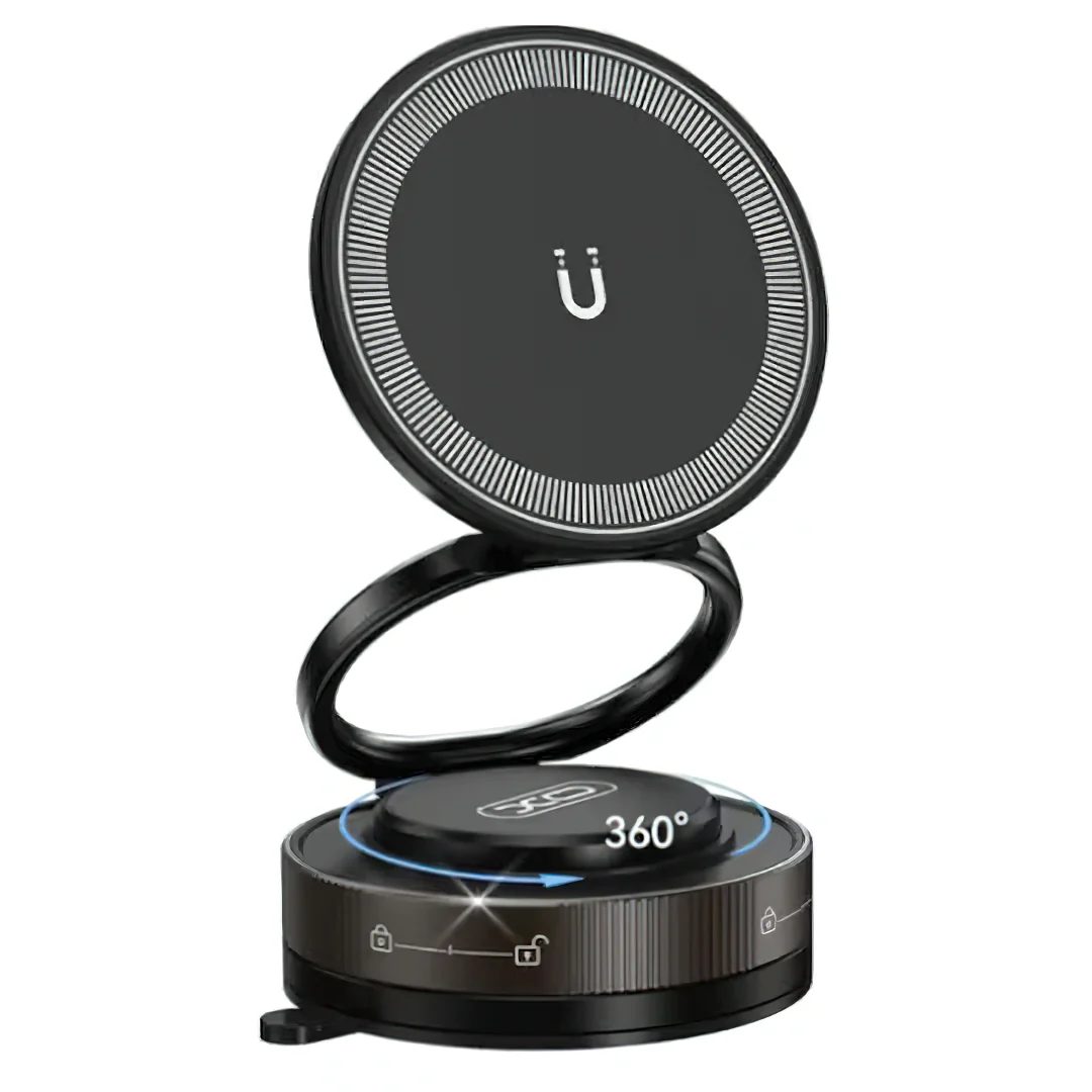Magnetic Car Holder XO Design C177, Universal, Black - Image 2