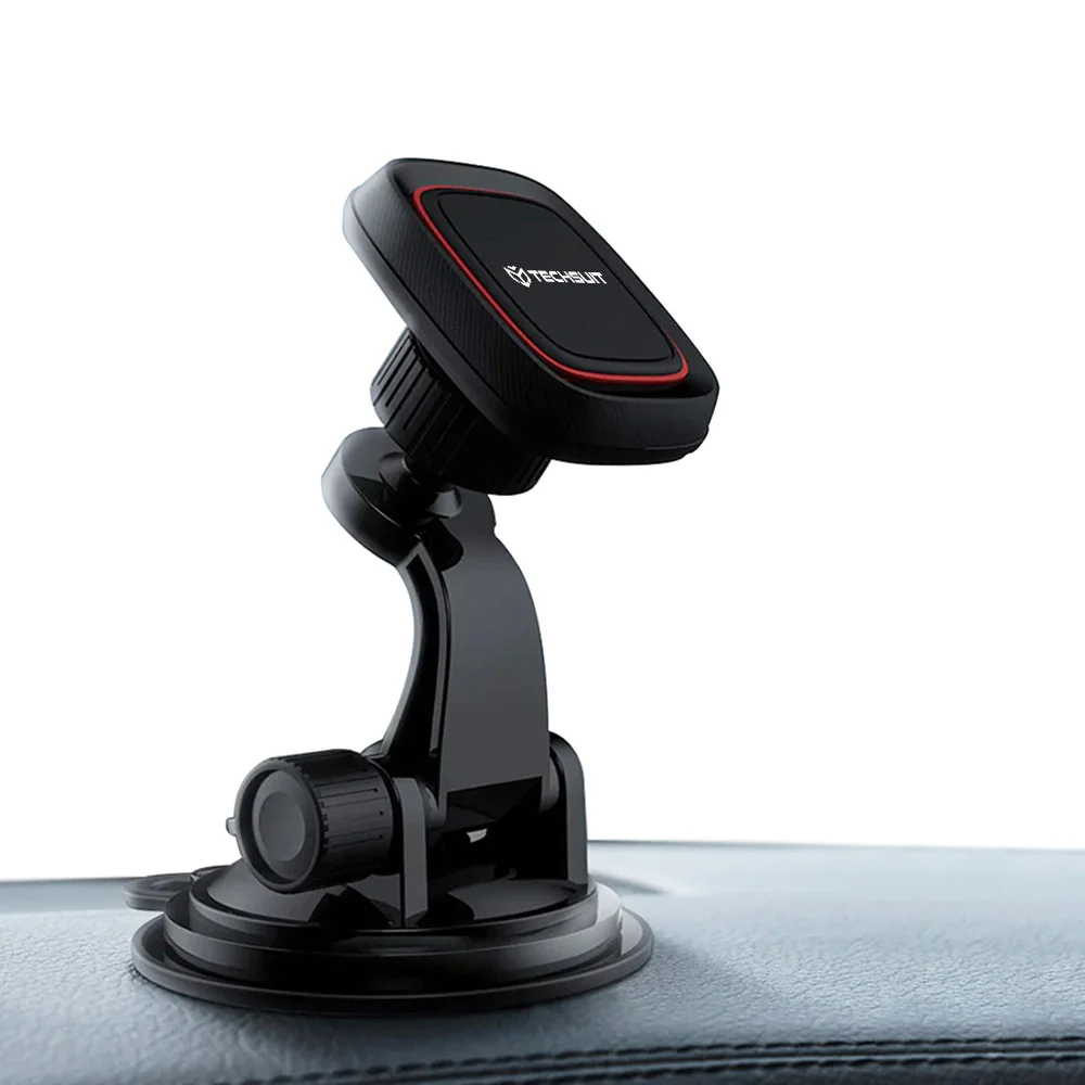Magnetic Techsuit S6 Car Holder, Universal, Black Red - Image 6