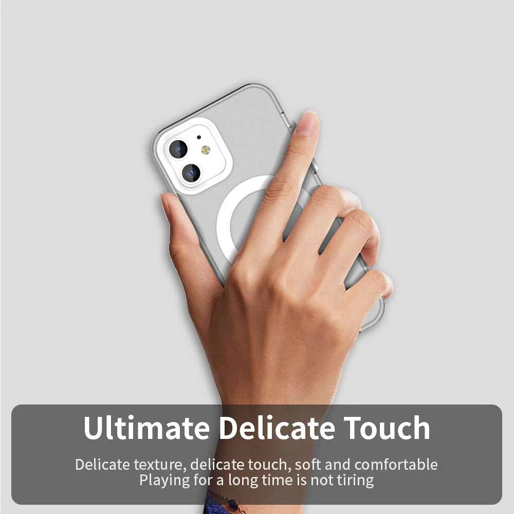 MagSafe Case for Apple iPhone 12 / 12 Pro, Techsuit, CandyCase, White - Image 3