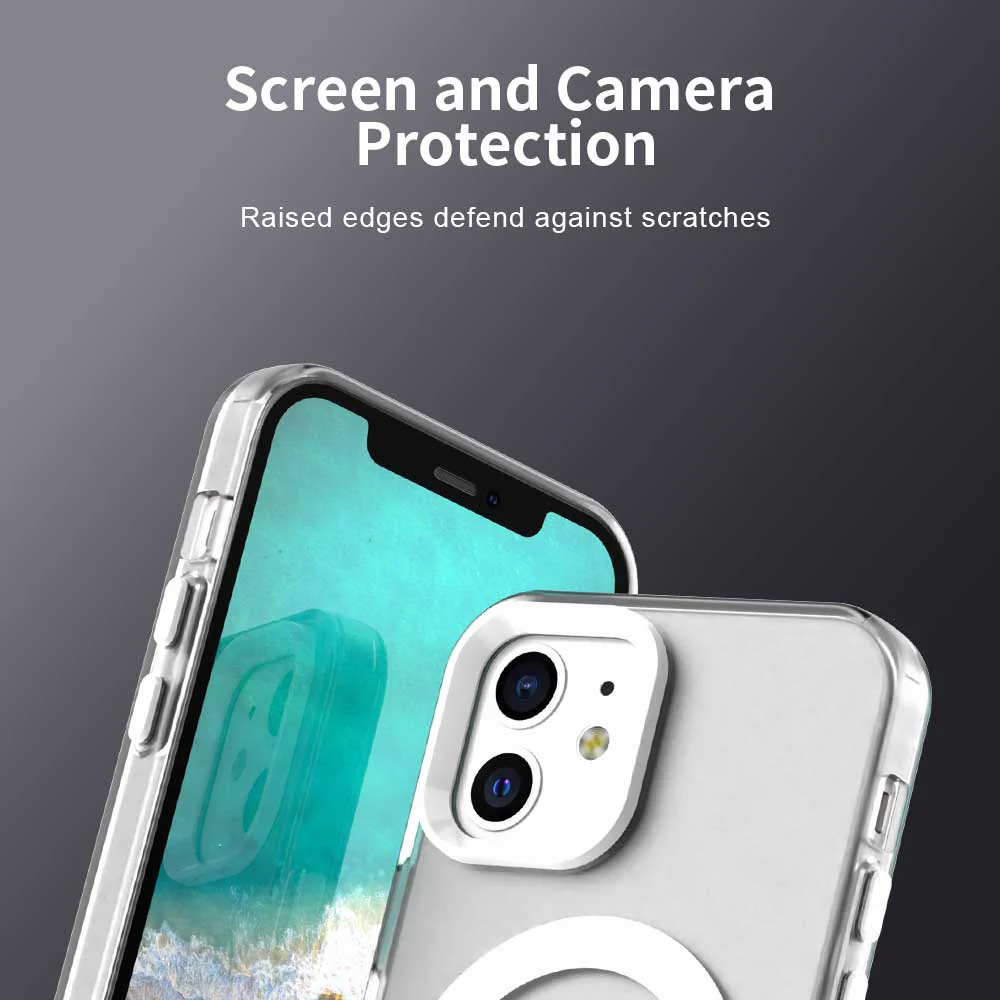 MagSafe Case for Apple iPhone 12 / 12 Pro, Techsuit, CandyCase, White - Image 5