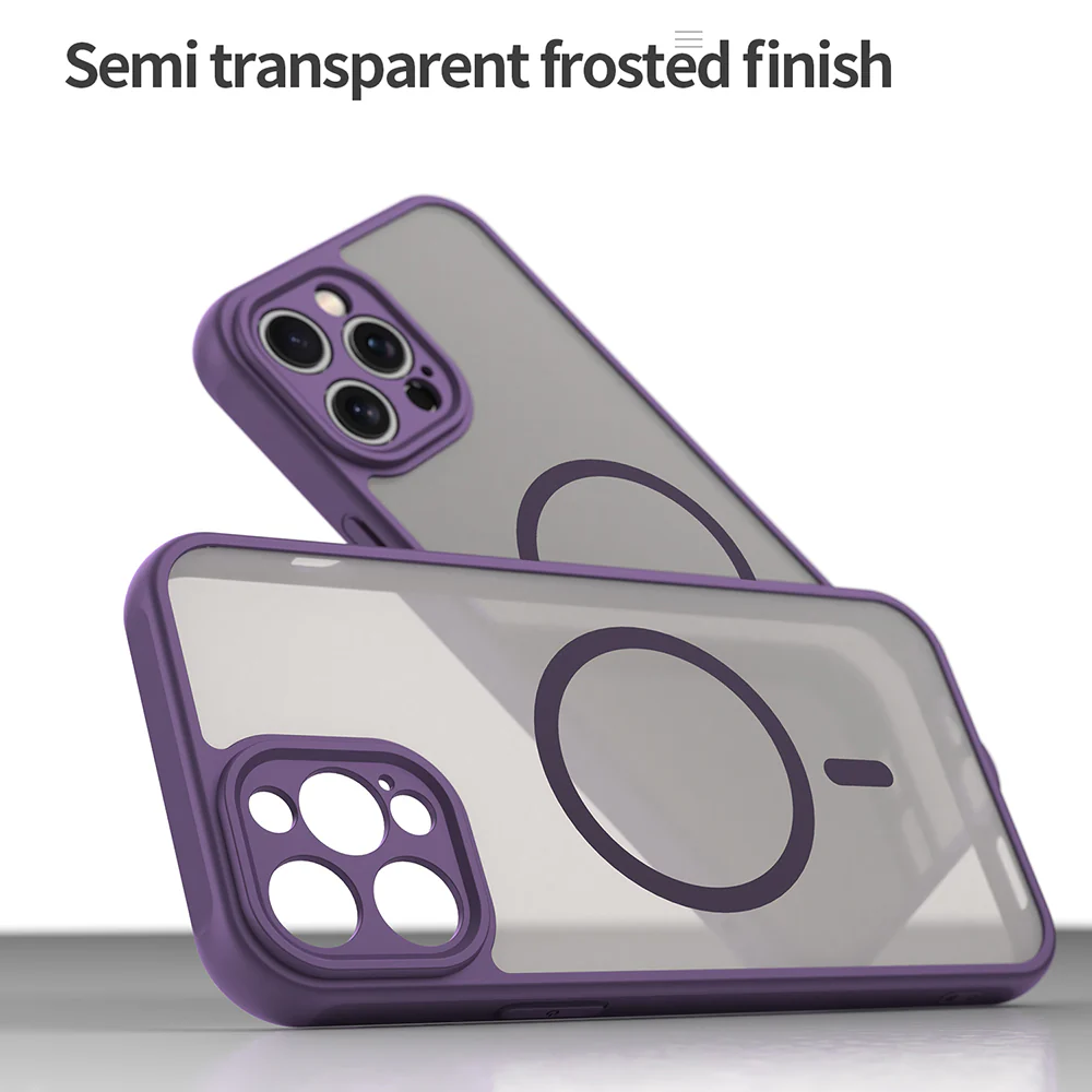 MagSafe Case for Apple iPhone 12 Pro, Techsuit, HaloFrost II, Purple - Image 4