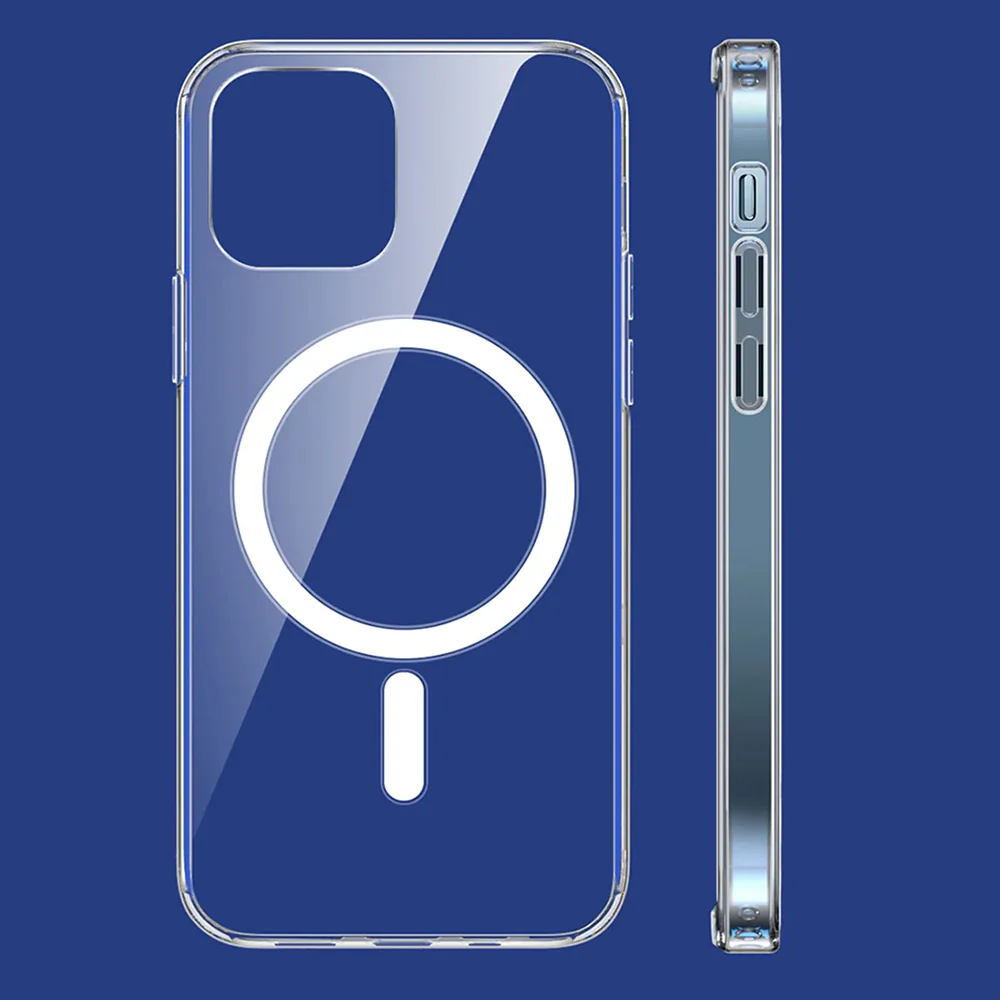 MagSafe Case for Apple iPhone 13 Pro Max, Techsuit, Pro, Transparent - Image 2