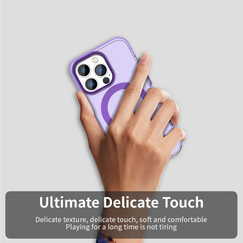 MagSafe Case for Apple iPhone 13 Pro, Techsuit, CandyCase, Purple - Image 4