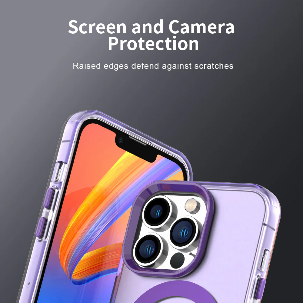MagSafe Case for Apple iPhone 13 Pro, Techsuit, CandyCase, Purple - Image 5