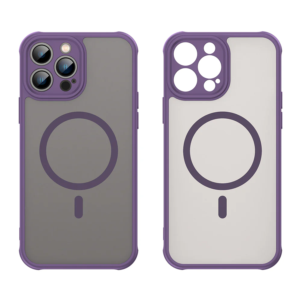 MagSafe Case for Apple iPhone 13 Pro, Techsuit, HaloFrost II, Purple - Image 2