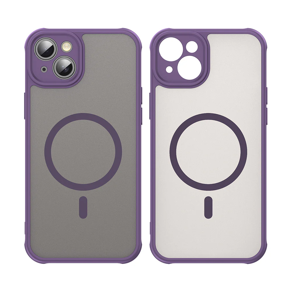 MagSafe Case for Apple iPhone 14 Plus, Techsuit, HaloFrost II, Purple - Image 2