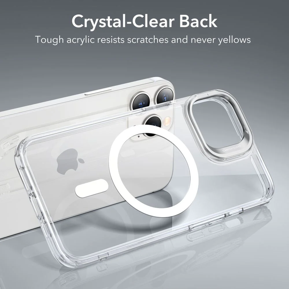 MagSafe Case for Apple iPhone 14 Pro, ESR, Classic Kickstand, Transparent - Image 4