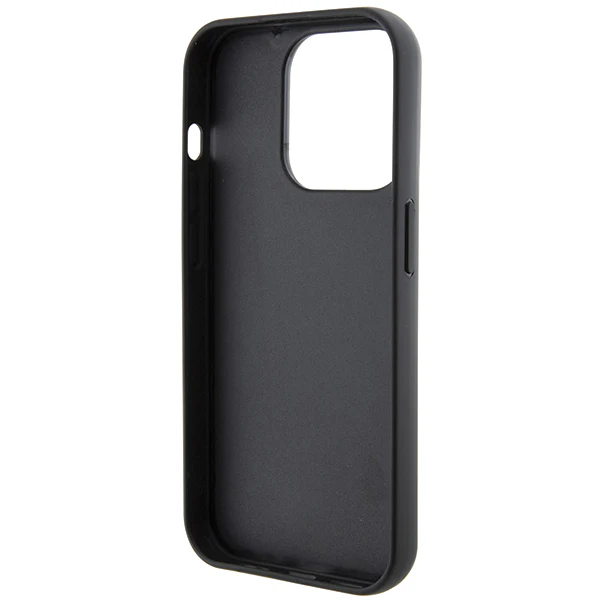 MagSafe Case for Apple iPhone 14 Pro, Karl Lagerfeld, Saffiano Gripstand Choupette, Black - Image 6