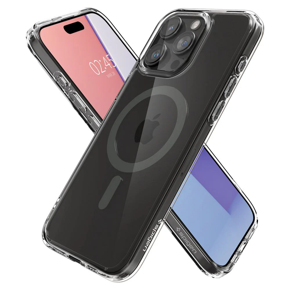 MagSafe Case for Apple iPhone 15 Pro Max, Spigen, Ultra Hybrid, Black ACS06577 - Image 6