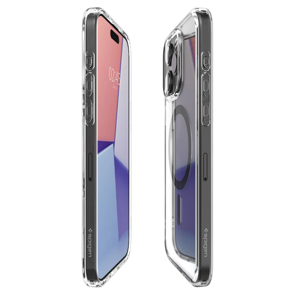 MagSafe Case for Apple iPhone 15 Pro Max, Spigen, Ultra Hybrid Carbon, Transparent ACS06578 - Image 4