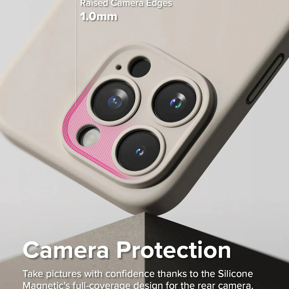 MagSafe Case for Apple iPhone 15 Pro, Ringke, Silicone, Lime Green - Image 7