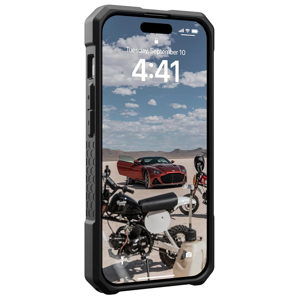 MagSafe Case for Apple iPhone 15 Pro, Urban Armor Gear, Monarch Pro, Navy Blue - Image 3