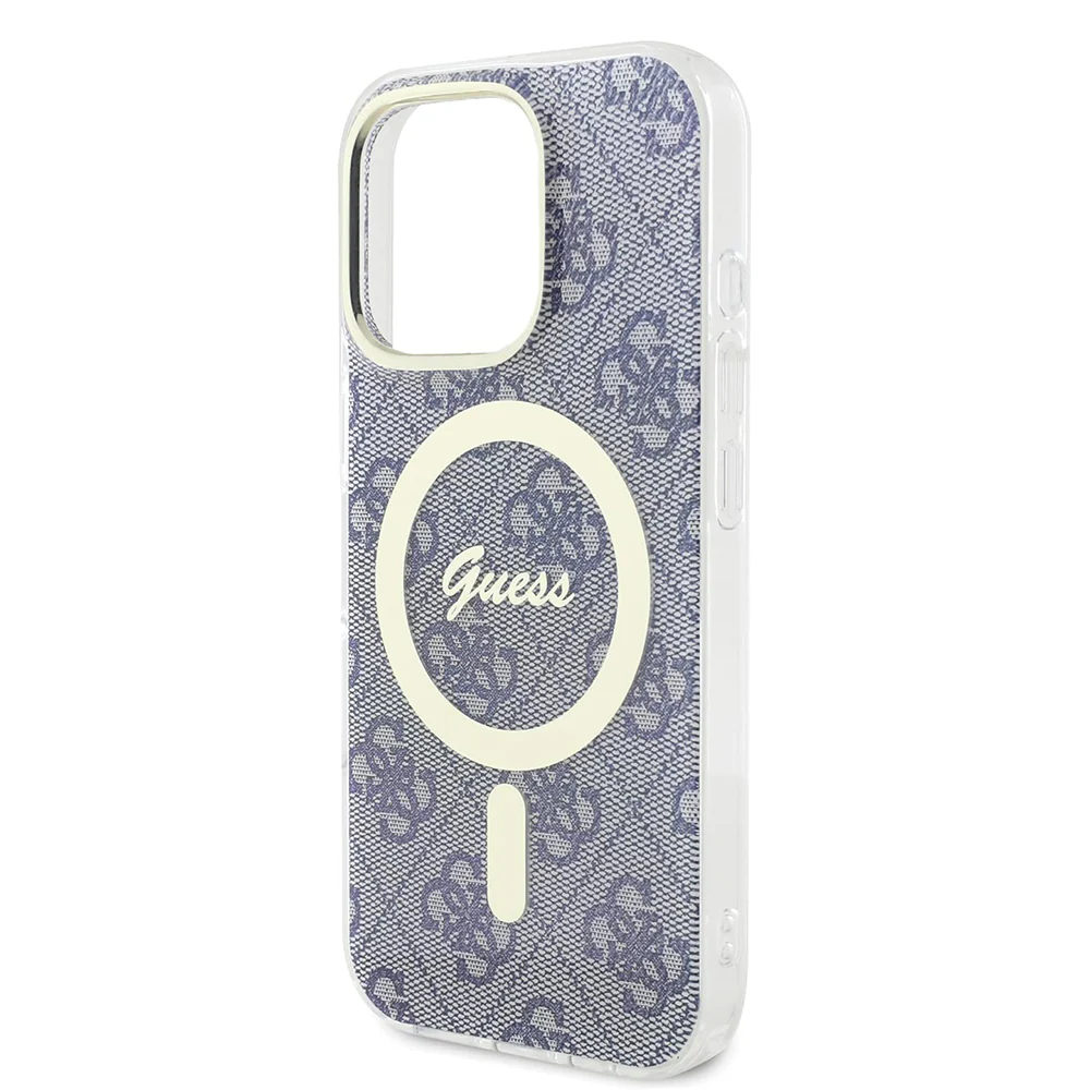 MagSafe Case for Apple iPhone 16, Guess, IML 4G, Blue - Image 5