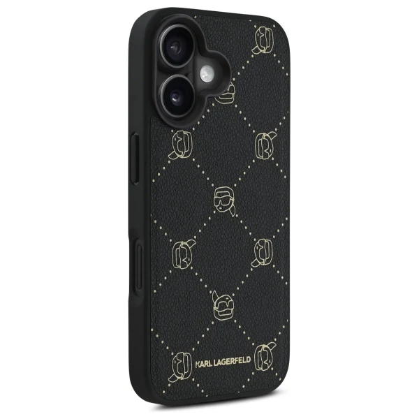 MagSafe Case for Apple iPhone 16, Karl Lagerfeld, Karl's Head, Black - Image 5