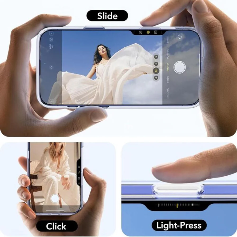 MagSafe Case for Apple iPhone 16 Plus, ESR, Classic Hybrid Kickstand Slide, Transparent - Image 3