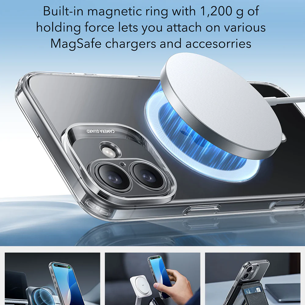MagSafe Case for Apple iPhone 16 Plus, ESR, Zero, Transparent - Image 3