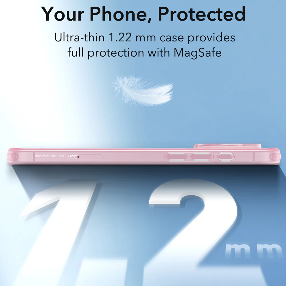 MagSafe Case for Apple iPhone 16 Pro, ESR, Zero, Satin Pink - Image 2