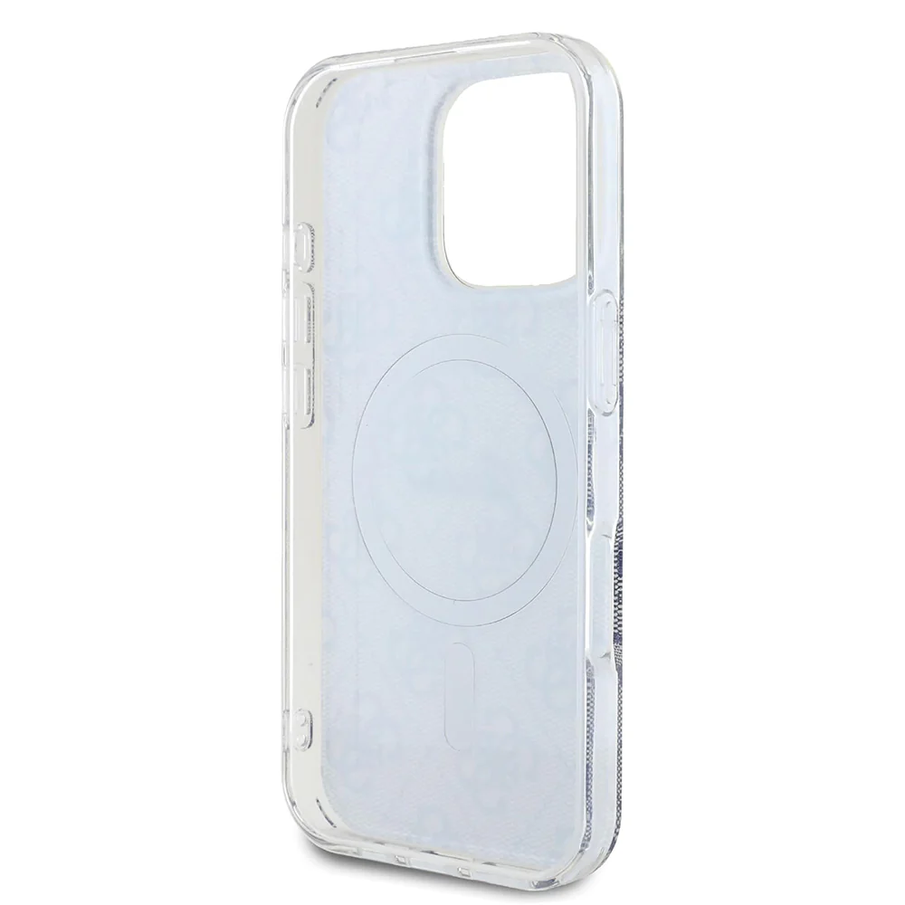 MagSafe Case for Apple iPhone 16 Pro, Guess, IML 4G, Blue - Image 6