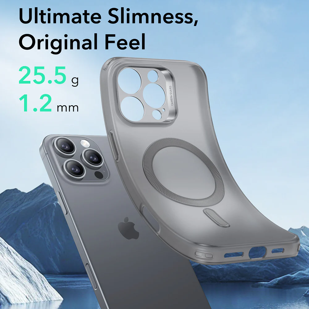MagSafe Case for Apple iPhone 16 Pro Max, ESR, Zero, Satin Gray - Image 4