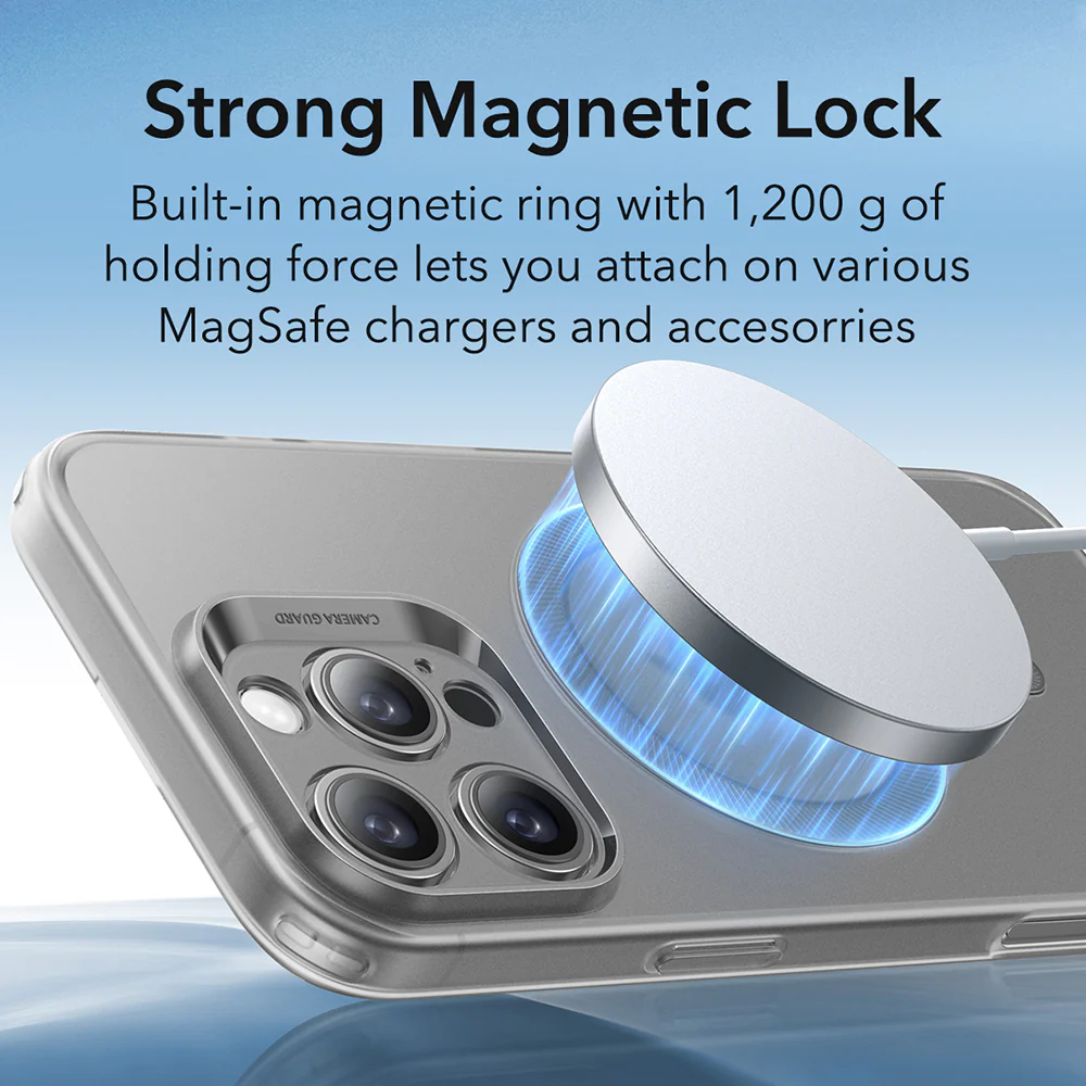 MagSafe Case for Apple iPhone 16 Pro Max, ESR, Zero, Satin Gray - Image 6