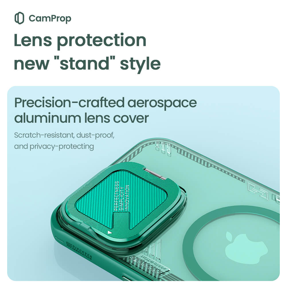 MagSafe Case for Apple iPhone 16 Pro Max, Nillkin, Iceblade Prop (w/o Camera Cutout), Green - Image 7