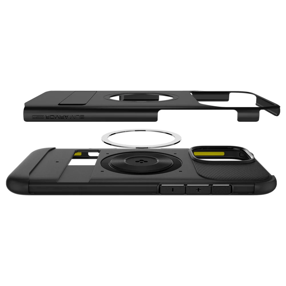 MagSafe Case for Apple iPhone 16 Pro Max, Spigen, Slim Armor, Black ACS08034 - Image 7