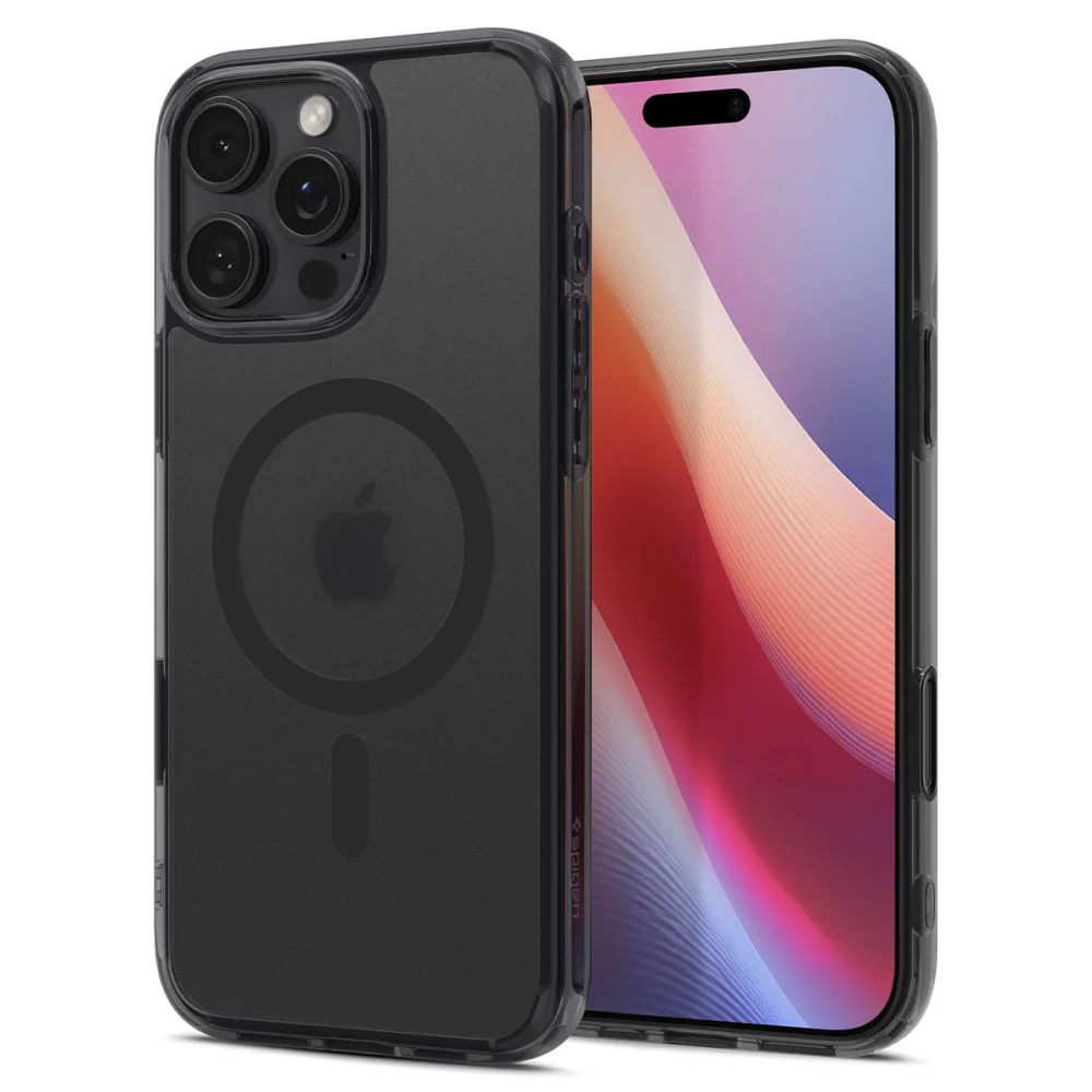 MagSafe Case for Apple iPhone 16 Pro Max, Spigen, Ultra Hybrid T, Satin Black ACS08507