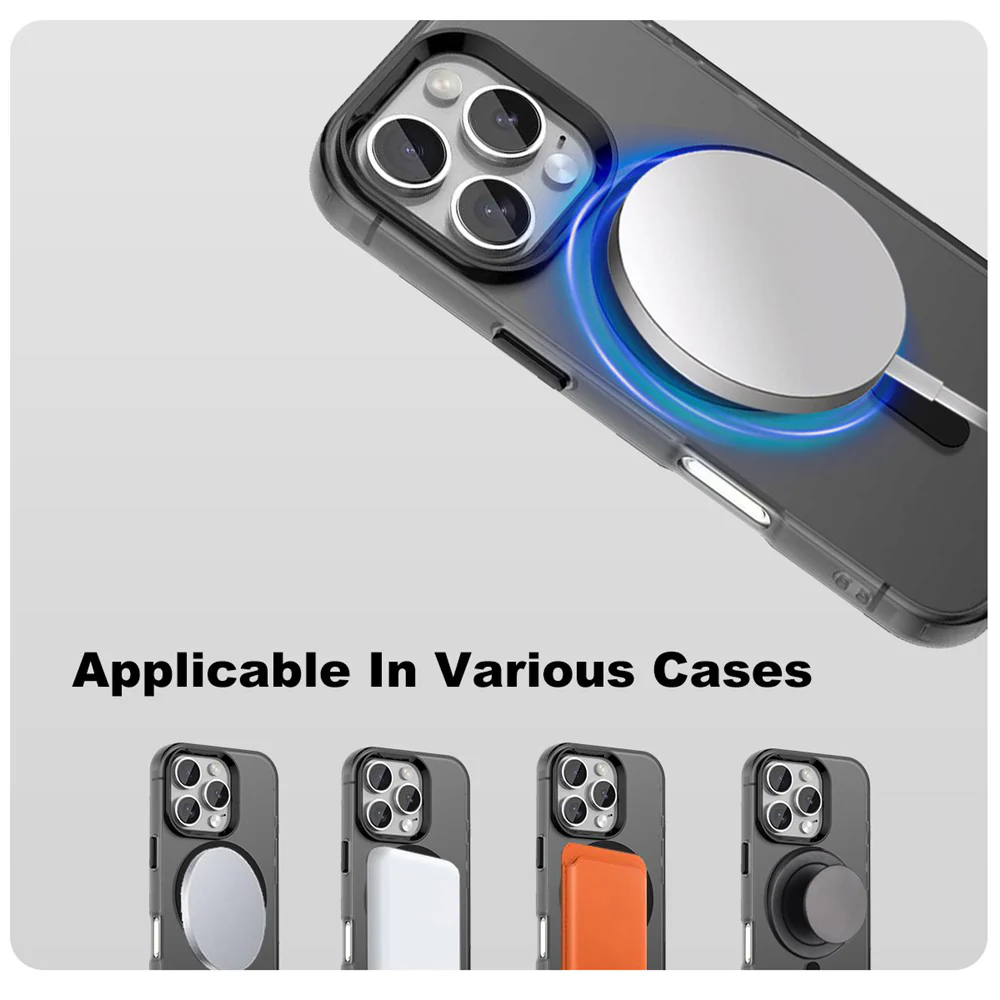 MagSafe Case for Apple iPhone 16 Pro Max, Techsuit, CandyCase, Black - Image 3