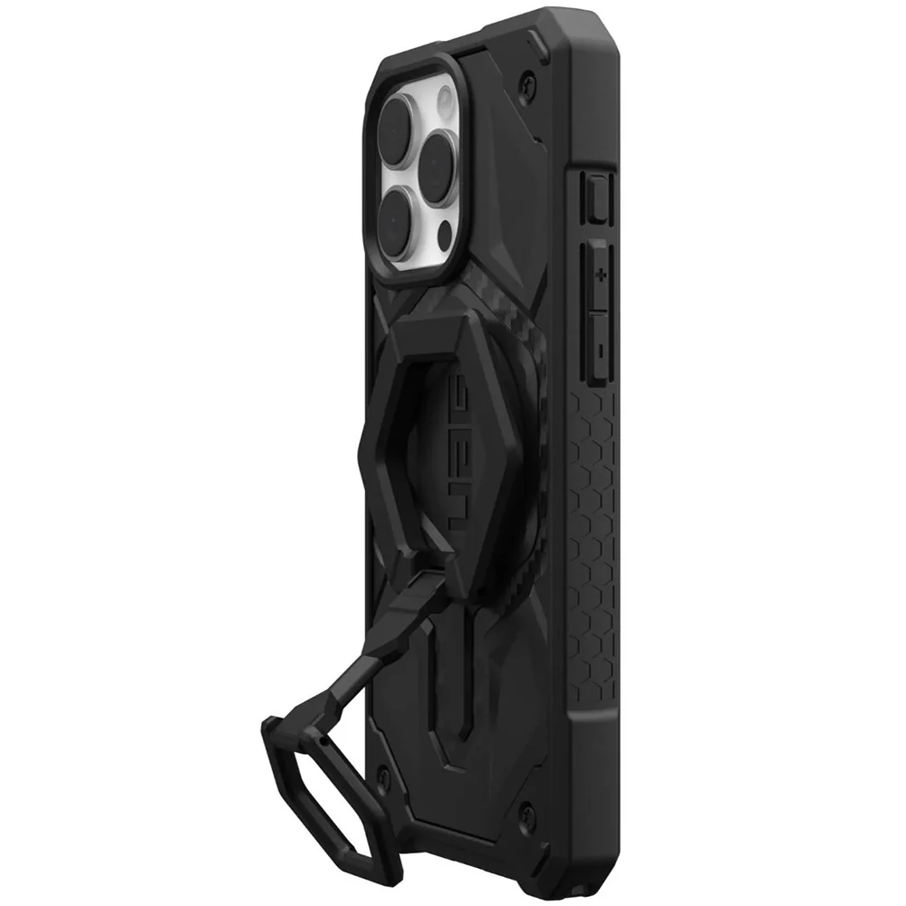 MagSafe Case for Apple iPhone 16 Pro Max, Urban Armor Gear, Monarch Pro Carbon Bundle, Black - Image 4