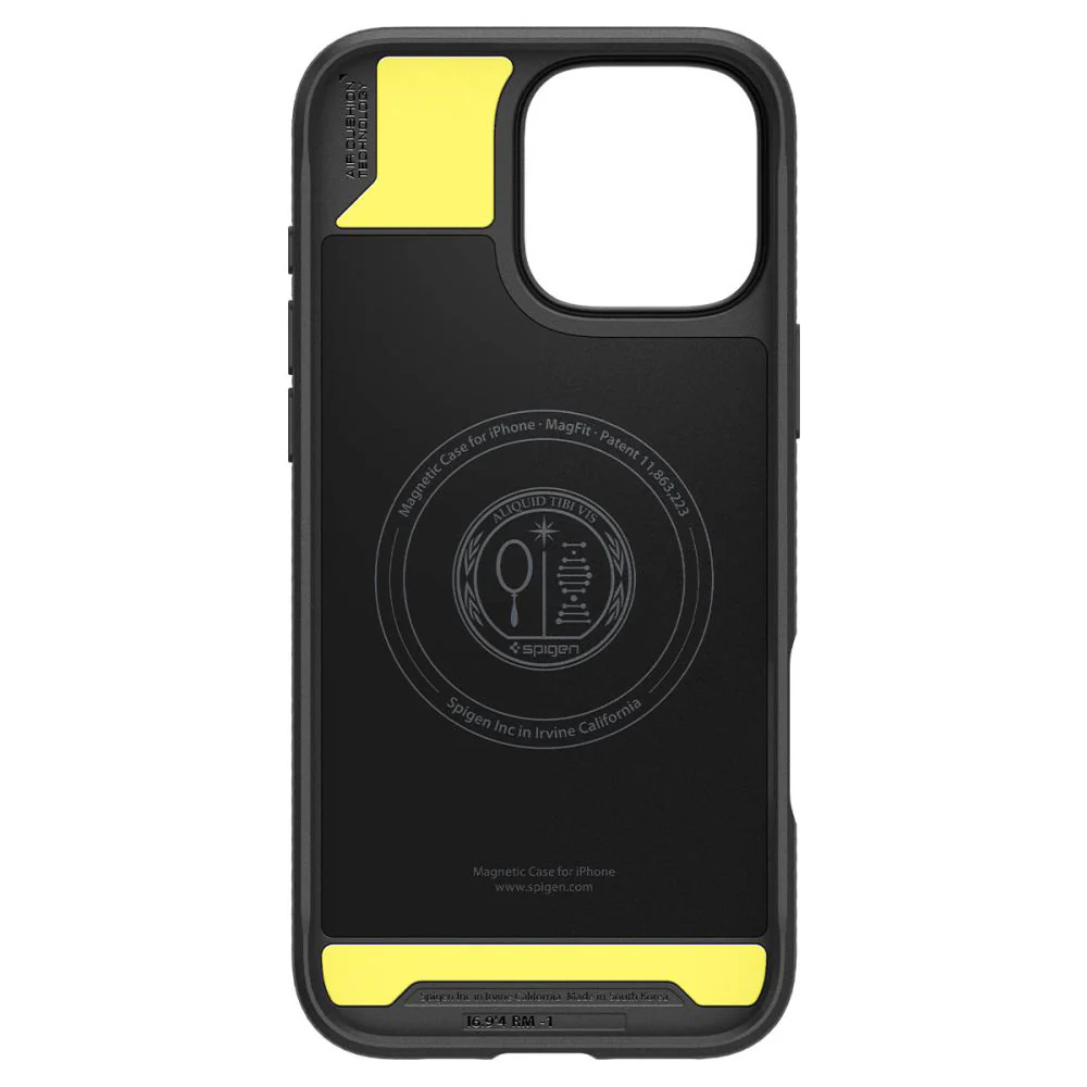 MagSafe Case for Apple iPhone 16 Pro, Spigen, Rugged Armor, Matte Black ACS08115 - Image 4